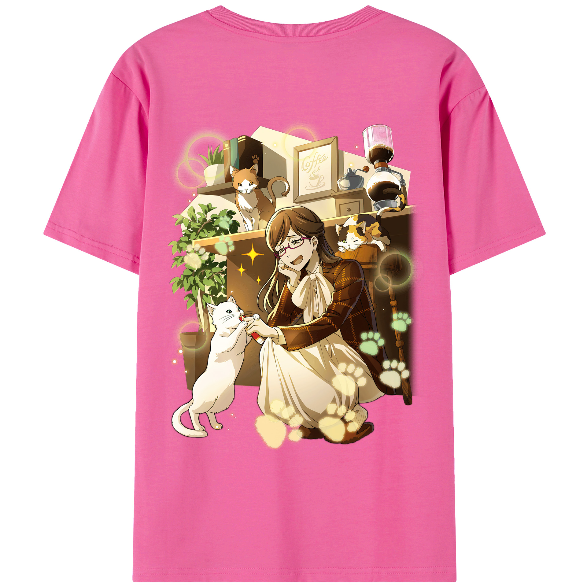 （画像用） 文豪ストレイドッグス Bungo Stray Dogs レディース半袖Tシャツ(バックプリント)